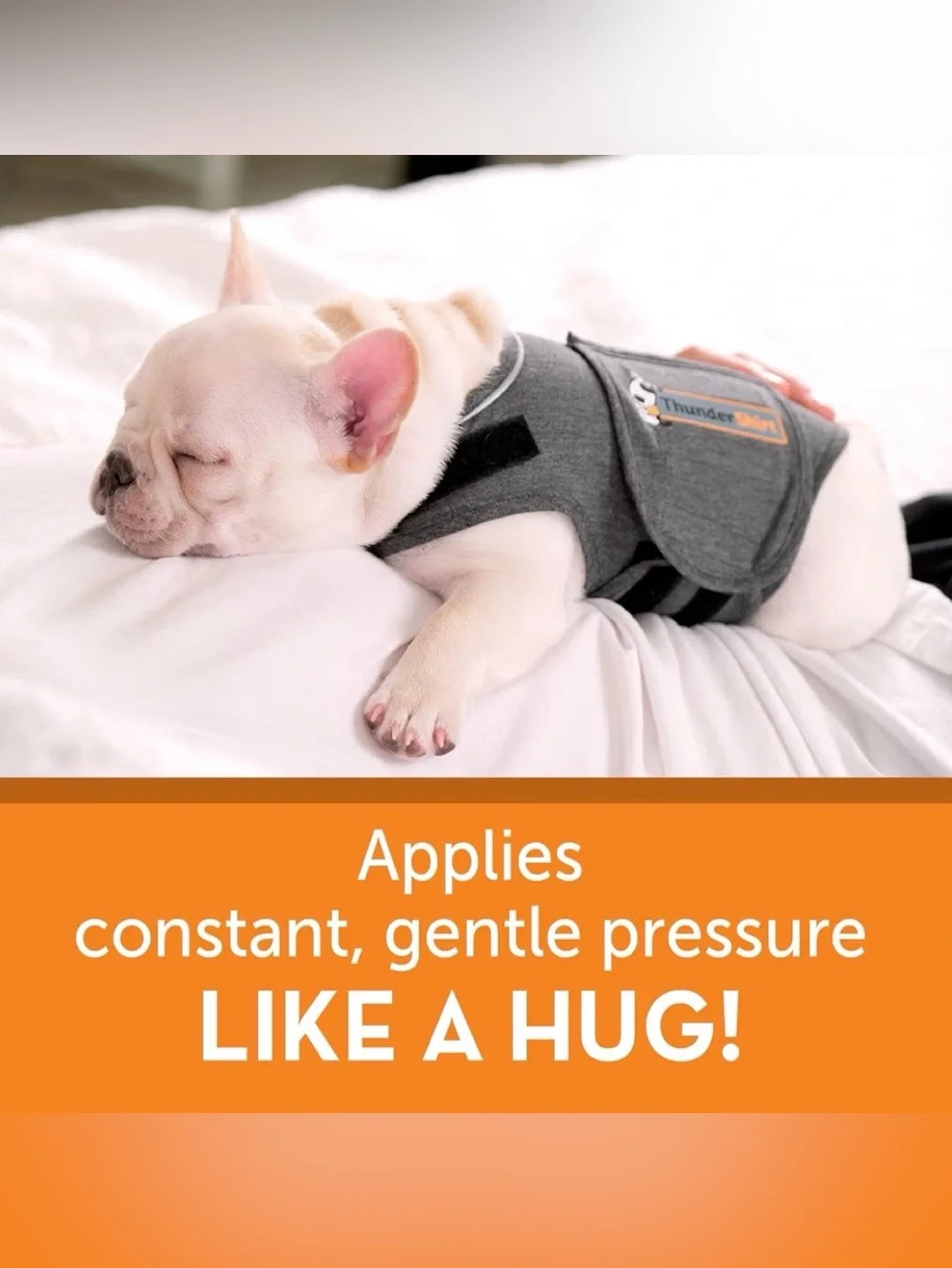 ThunderShirt Dog Anxiety Relief‎ Calming Wrap Large Heather Gray Loud Noises